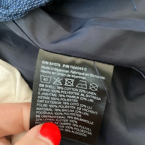 Navy H&M Boys Suit with Button Down Shirt - Picture 6 of 6